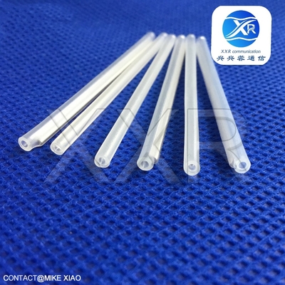 পরিষ্কার পিই ইভিএ অপটিক্যাল ফাইবার স্লিভ 2.7x40 মিমি সম্পূর্ণরূপে সীলমোহর শেষ সঙ্গে
