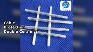 ফাইবার অপটিক কেবল সুরক্ষা হাতা টেকসই ডাবল সিরামিক রড